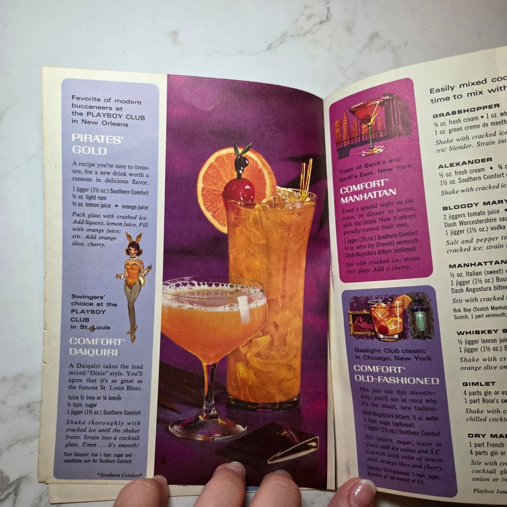 Vintage 1965 Southern Comfort Barmate Playboy Bartender Guide - Picture 4 of 5